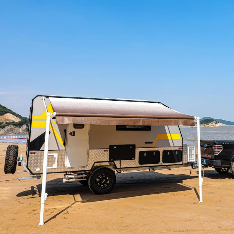 ALEKO Waterproof Retractable 16'X8' RV or Home Patio Canopy Awning