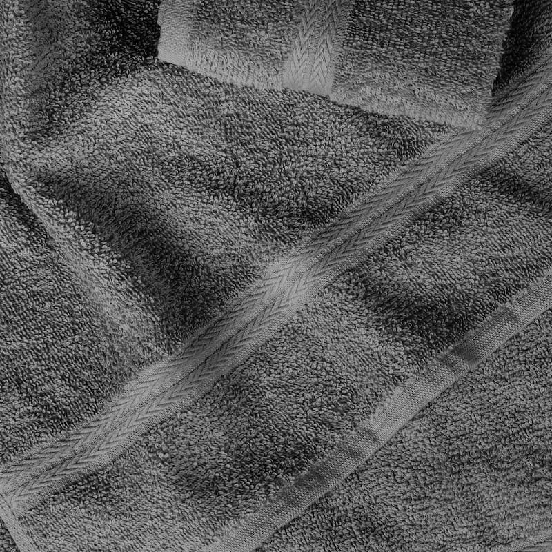 Superior Miami 100% Cotton 6-Piece Towel Set - Lightweight & Quick Drying