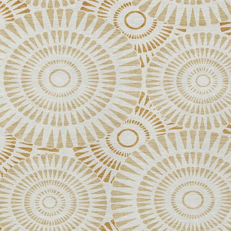 HomeRoots Geometric Transitional Rectangle Outdoor Rug