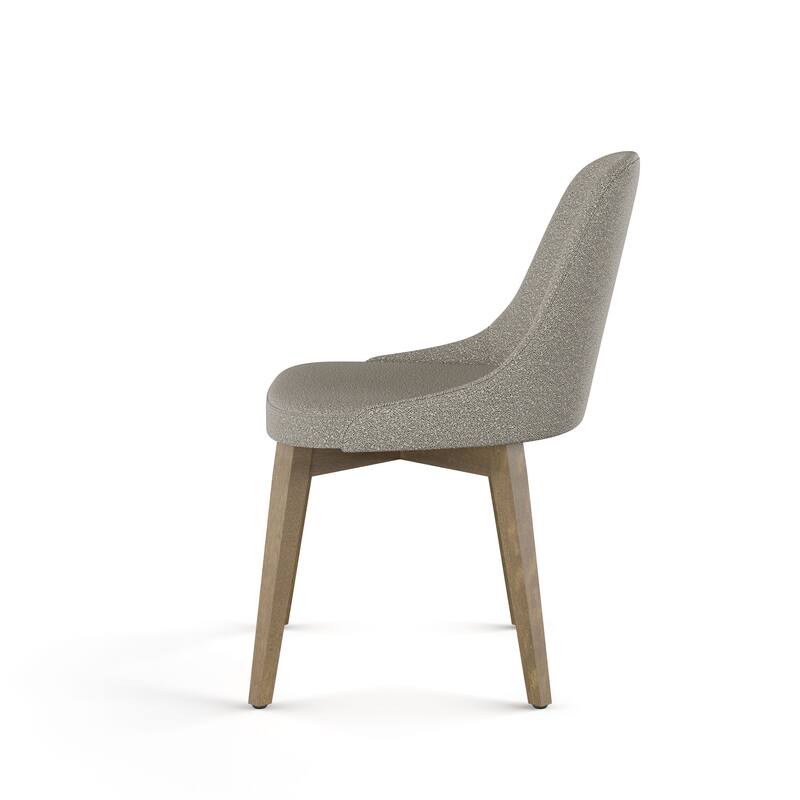 Amisco Hadley Upholstered Dining Chair with Solid Wood Legs