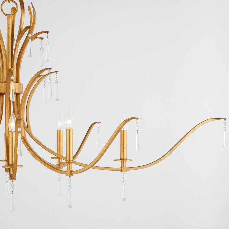 Quorum International 621-8 Majesty 8 Light 32" Wide Taper Candle Style