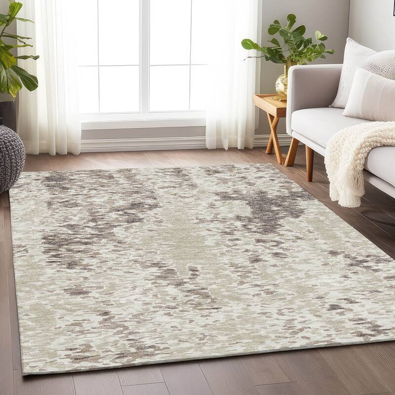 Premium Washable Super Soft Modern Casual Mayfield Rug - Ivory - 2'6" x 3'10"