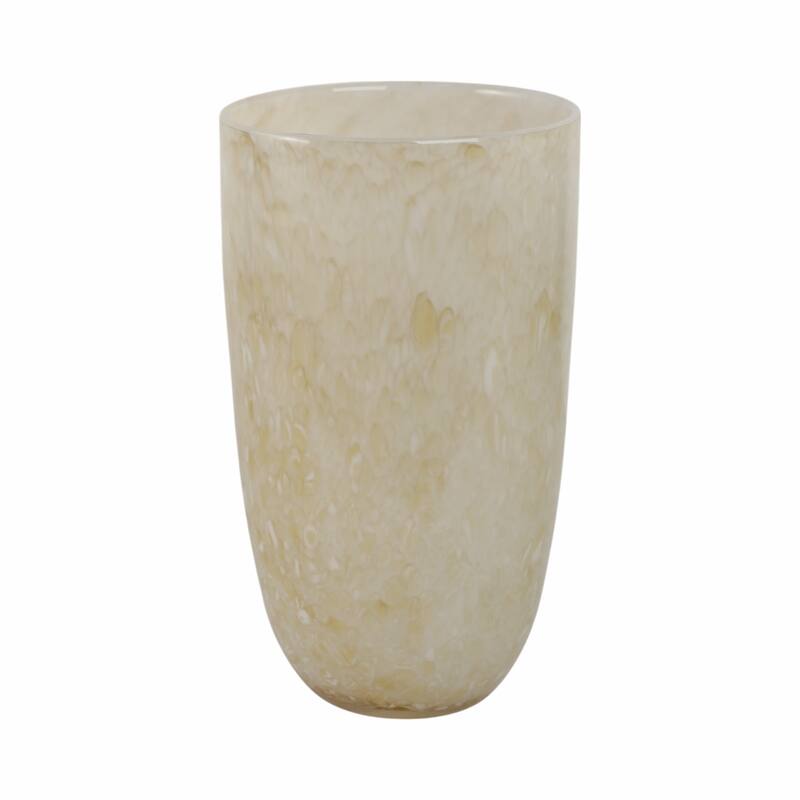 Glass Decorative Vase Textured Handcrafted Sculptural Statement Style