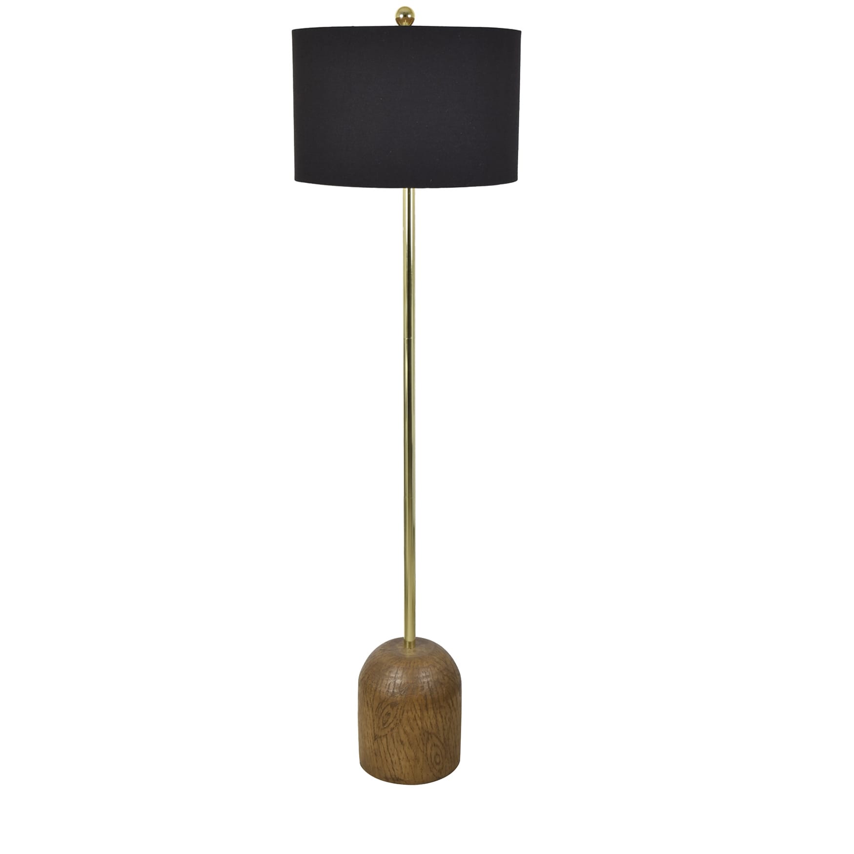 Andrea 61.5" H Metal & Resin Floor Lamp - 17 x 17 x 61.5