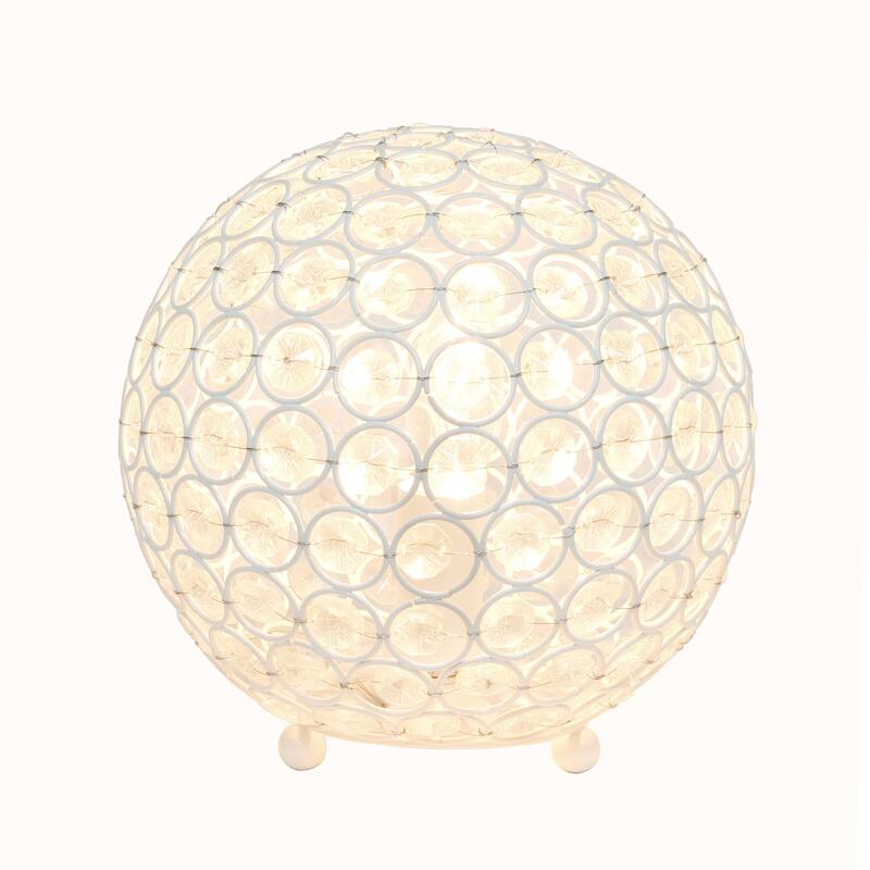 Crystal Ball Sequin Table Lamp