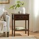 Banks Acacia Wood Accent Table by Christopher Knight Home - Mahogany