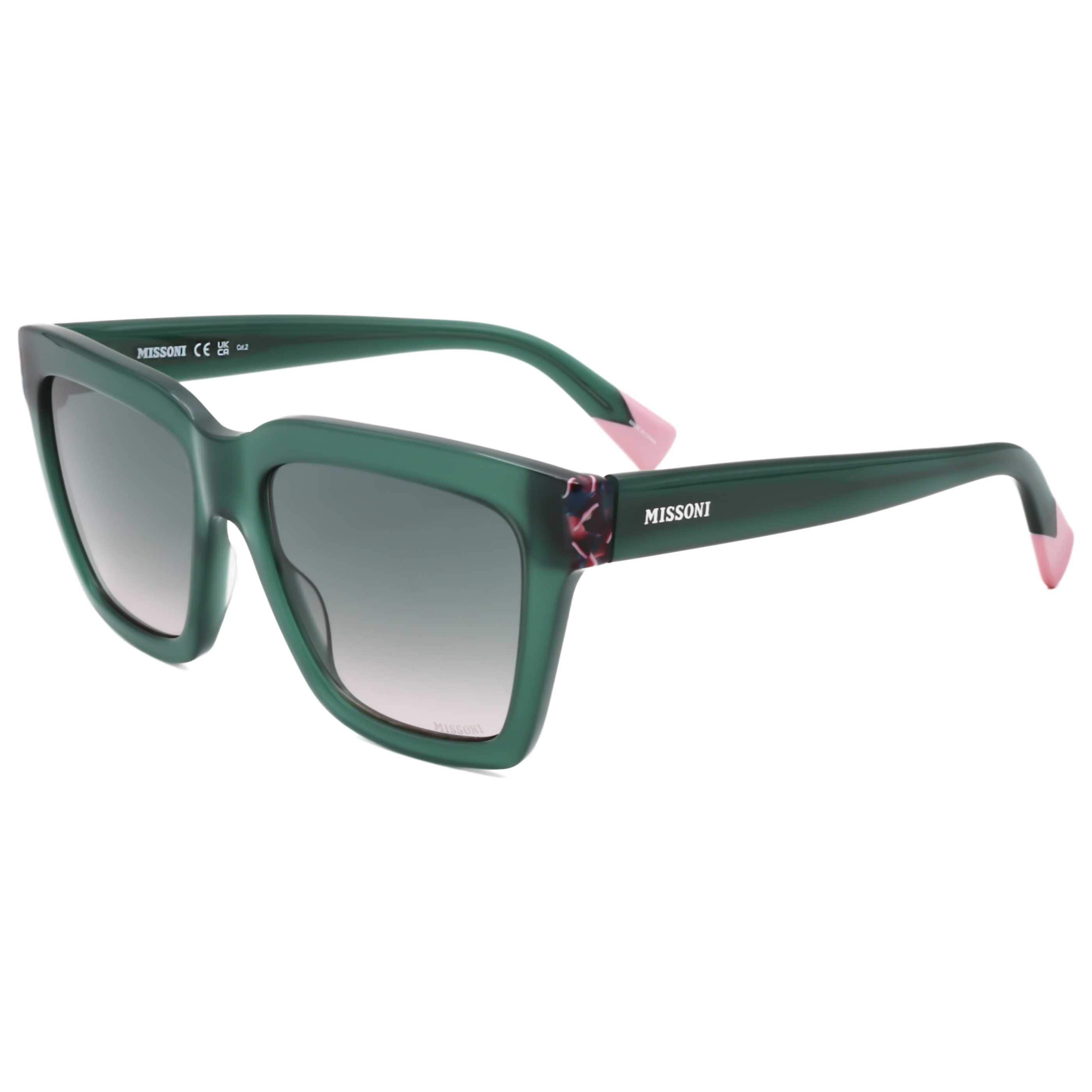 Missoni Women's 55mm Green Pink Sunglasses MIS0132-S-IWB-55