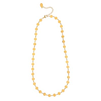 Mini Disc Chain Necklace