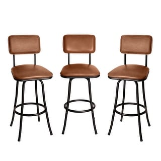 Azalea Park Swivel Barstool with Adjustable Height, Set of 3