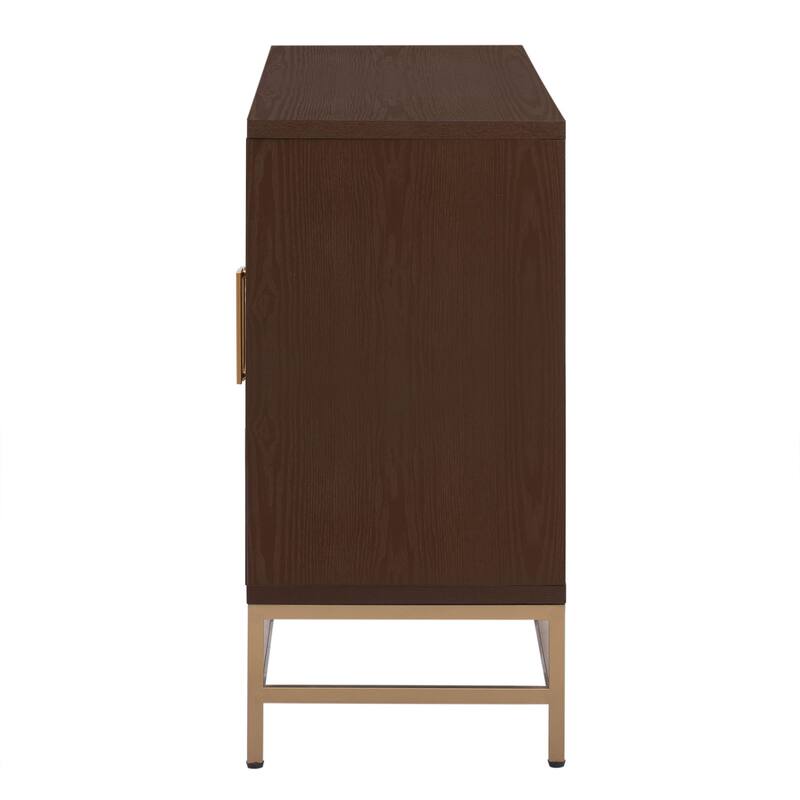 Nestfair Retro-Style Sideboard with Adjustable Shelves