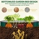 preview thumbnail 29 of 30, VEIKOUS 8 ft. x 2 ft. x 1 ft. Metal Galvanized Raised Garden Bed 9-in-1 Planter Box for Outdoor Gardening