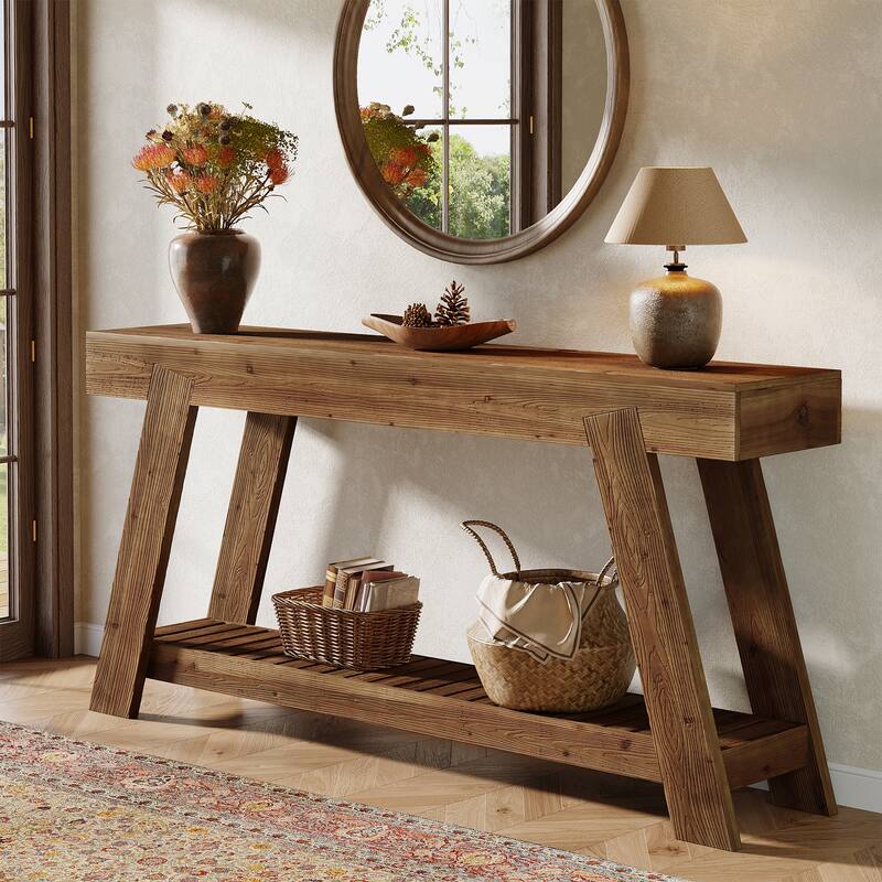 Solid Wood Entryway Table