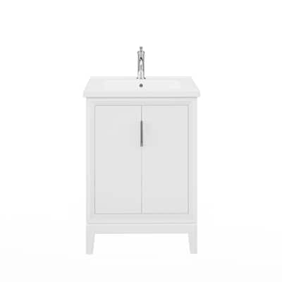 Elise 24 In. Integrated Ceramic Sink Top Vanity