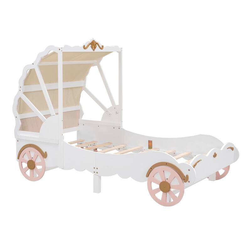 Princess Carriage Bed with Canopy On Sale Bed Bath & Beyond 39699312