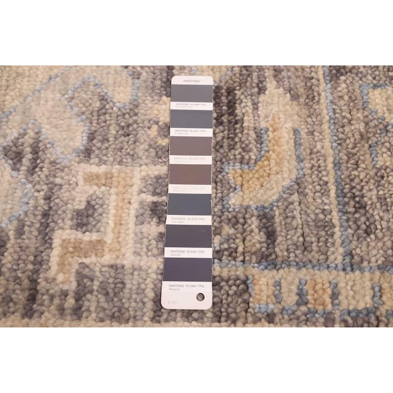 ECARPETGALLERY Hand-knotted Jules Serapi Dark Grey Wool Rug - 8'10 x 12'0