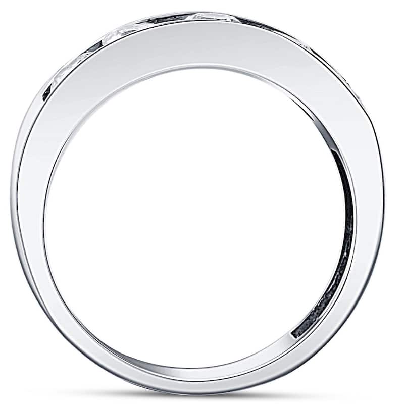 1 1/4ct Diamond Wedding Ring Channel Set Mens Ring 14k Gold