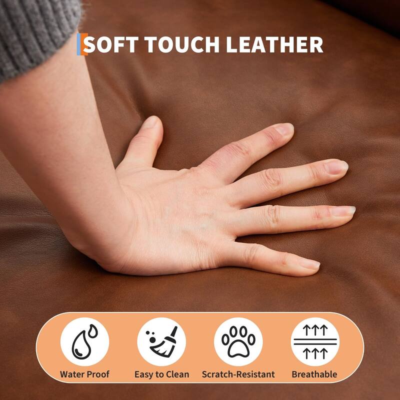 Futon Sofa Bed, Compact Loveseat, Modern Mid-Century Sleeper Sofa