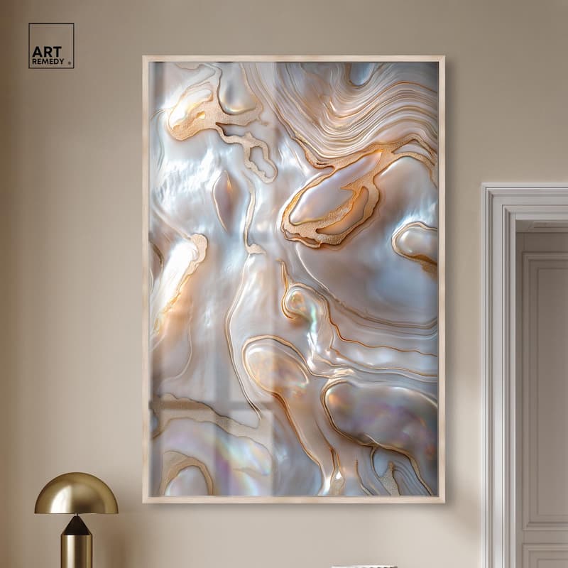 Fluid Preciousness I Shadowbox by Art Remedy