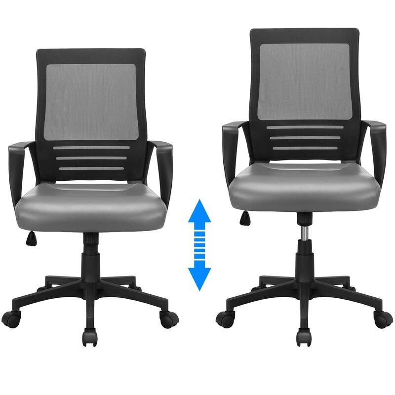 Yaheetech Adjustable Ergonomic Mesh Office Chair with Lumbar Support