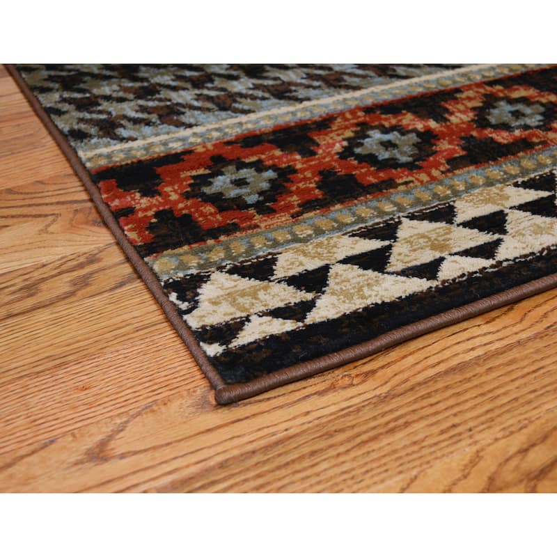 Mayberry Rugs Asheville Lodge Bear Area Rug