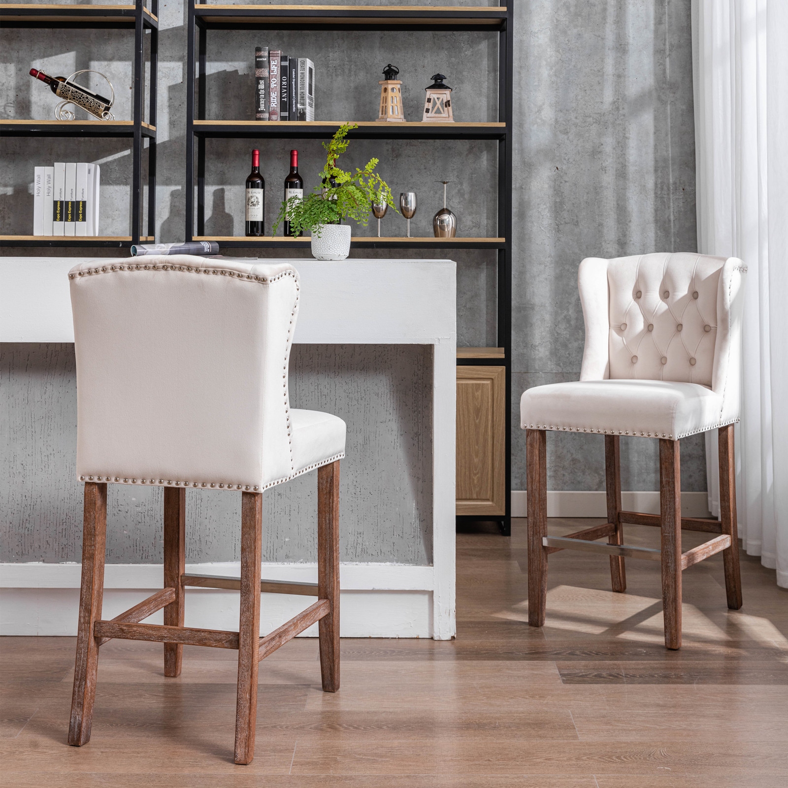 Counter Height Bar Stools Upholstered 27