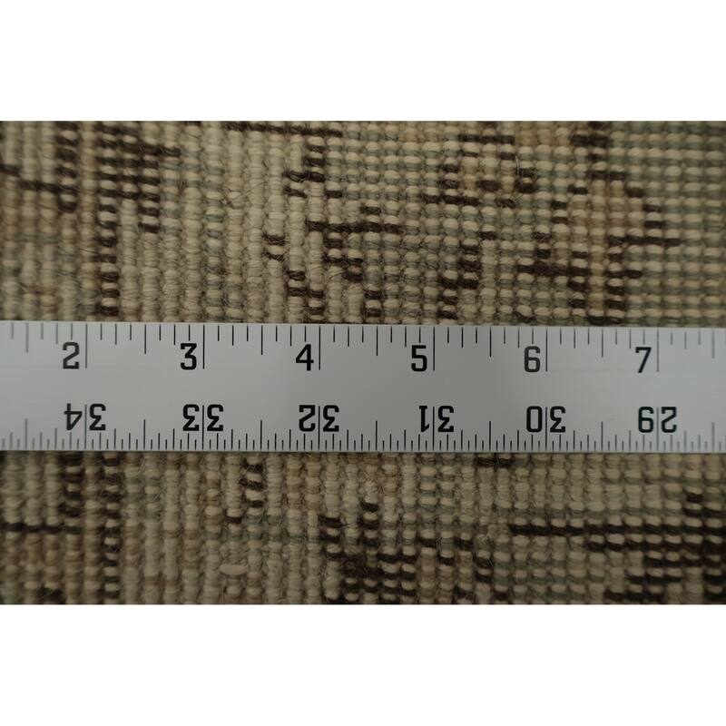 Hand Knotted Oriental 100% Wool Carpet Transitional Floral Beige & Ivories Anatolian Area Rug - 8' 11'' X 5' 7''