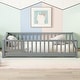 preview thumbnail 3 of 19, Twin Size Floor Platform Bed with Built-in Book Storage Rack, Door