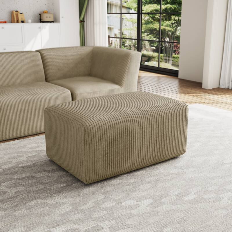 DREAMSIDEA Rectangular Oversized Accent Ottoman
