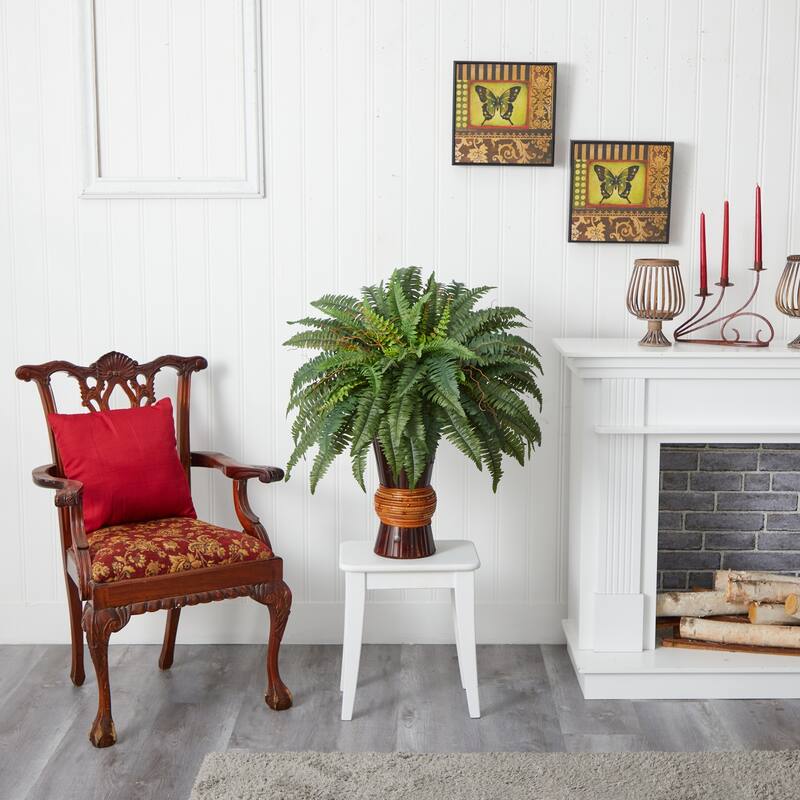 Eucalyptus Branch Decor - Artificial Greenery Stems (6 Pack) - 34 Inch Home Decor - Green - 33