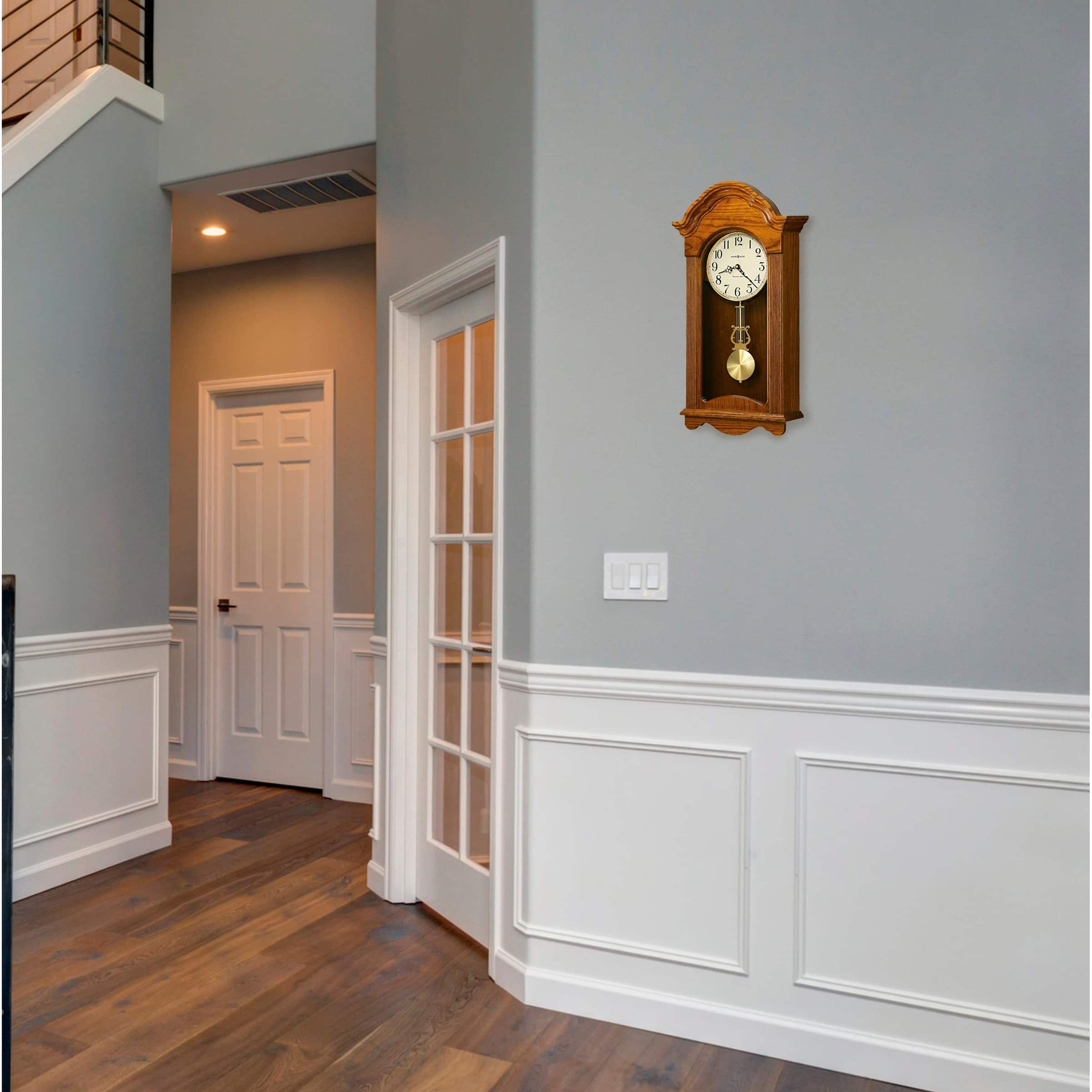 Howard Miller Jayla Oak Grandfatherstyle Wall Clock Bed Bath