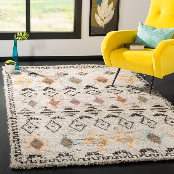 Shop Safavieh Hand Knotted Kenya Jaslyn Southwestern Tribal Wool Rug On Sale Overstock 9273064