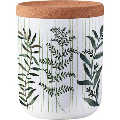Brainstream Plant Based Sustainable Green Leaves Storage Jars