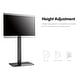 preview thumbnail 4 of 12, FITUEYES Iron Base Swivel Floor TV Stand Mount for TVs Up to 55 - 26 -55 INCHES