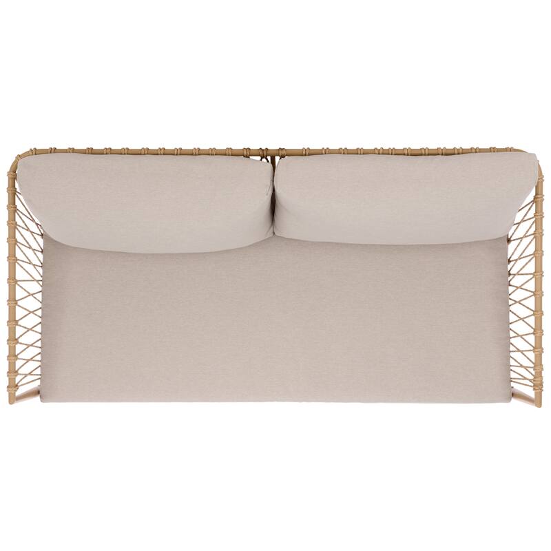 SEI Furniture Dante Rope Patio Loveseat