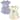 Touched by Nature Baby and Toddler Girl Organic Cotton Short-Sleeve Dresses 2pk, Yellow Garden