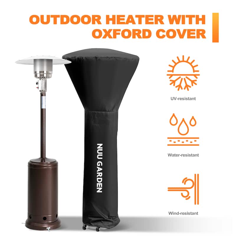 Outdoor Standing Patio Heater With Wheels