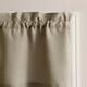 No. 918 Martine Microfiber Semi-Sheer Rod Pocket Kitchen Curtain Valance and Tiers Set