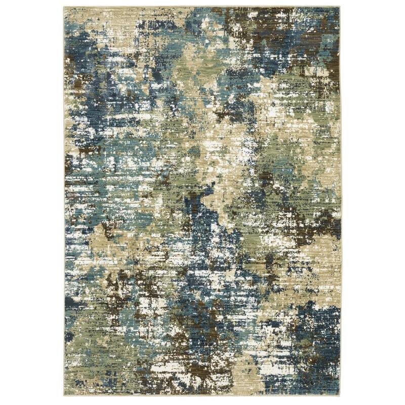 HomeRootsAbstract Modern Rectangle Area Rug