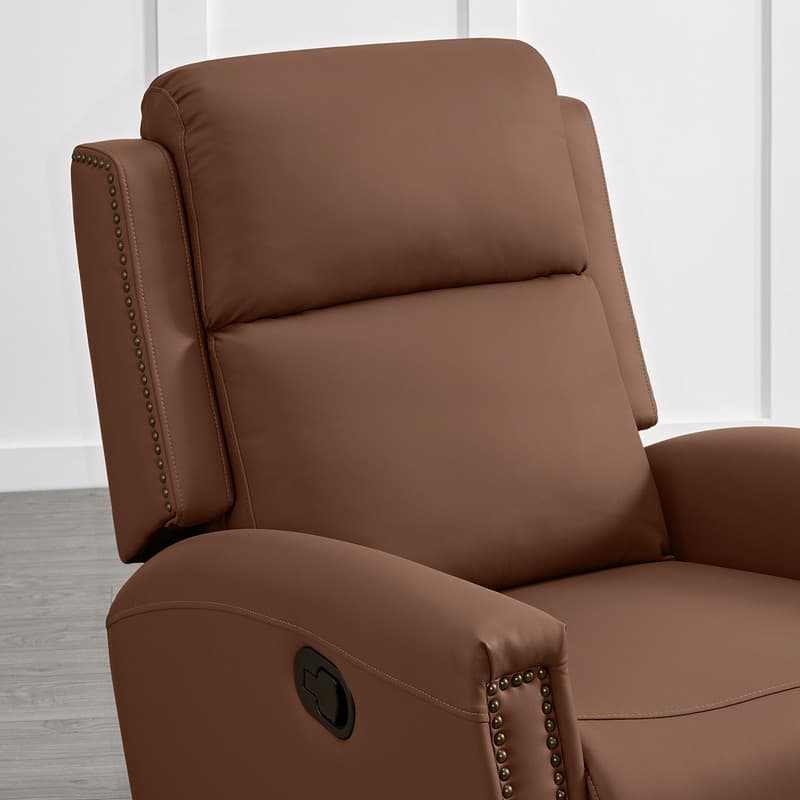 Jerome Swivel Glider Recliner Nursery Chair Manual Push Back Recliner