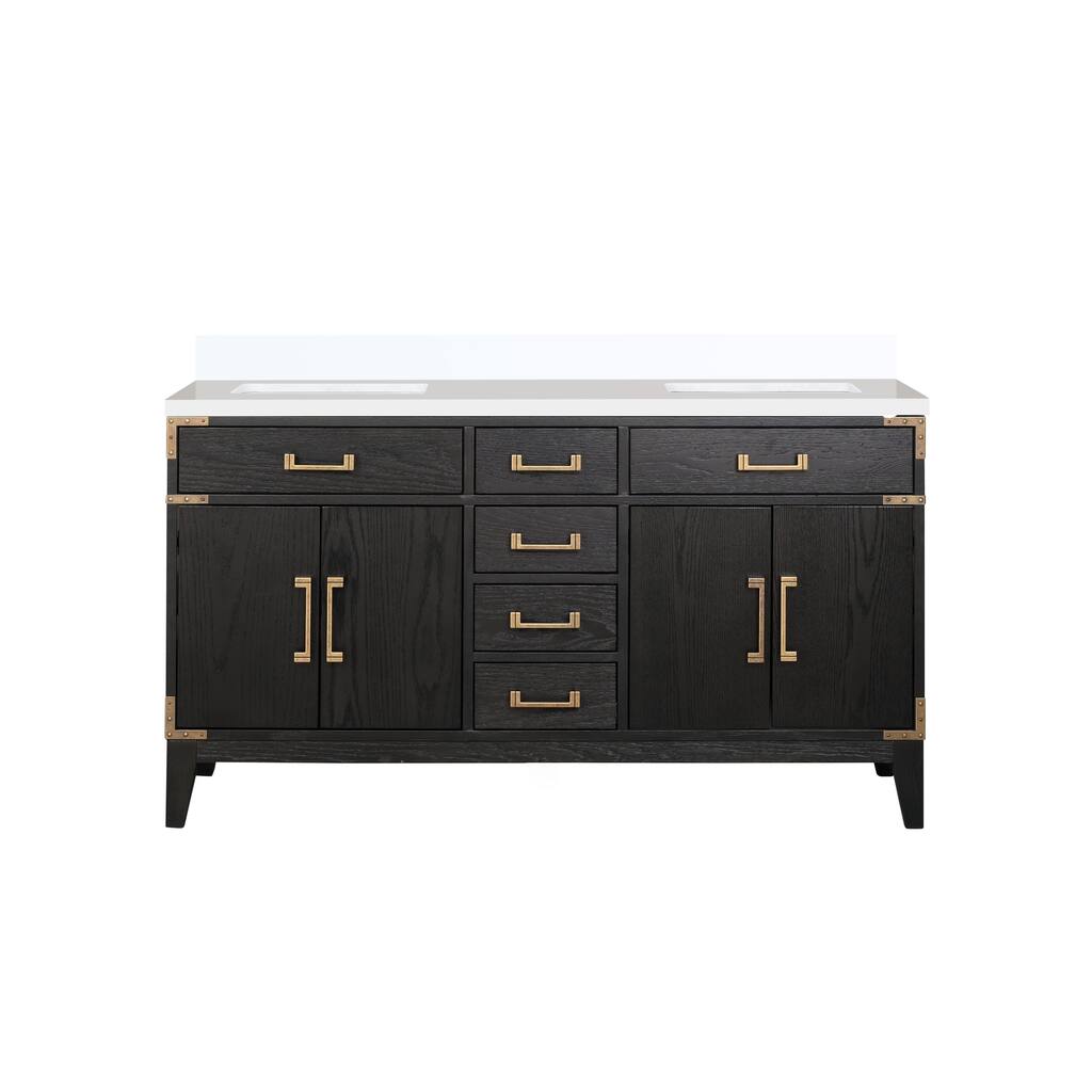 Laurel Bath Vanity and Cultured Marble Top.