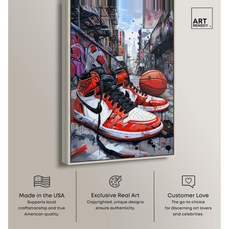 Streetwise Sneakers Canvas by Art Remedy