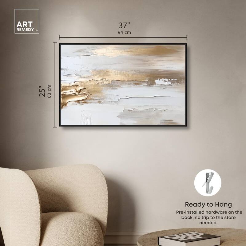 Soothing Waves Canvas by Art Remedy