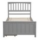 preview thumbnail 19 of 18, Twin Size Platform Bed With Two Drawers