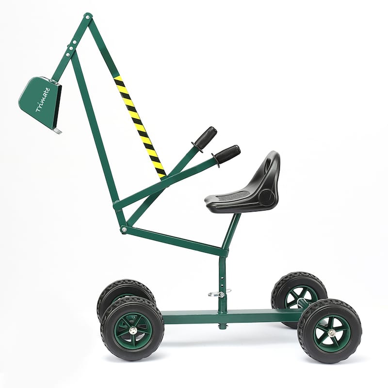 Trimate: Sandbox Ride-On Excavator - Hunter Green - Age 3+ - Hunter Green - Hunter Green
