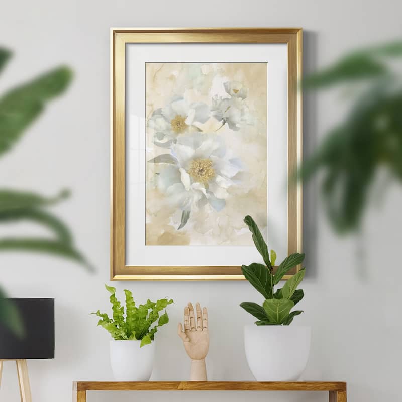 Soft Peonies I Premium Framed Print - Ready to Hang