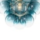preview thumbnail 63 of 63, Glam Single-light Dining Room Glass Globe Bubble Chandelier - 17.7 in