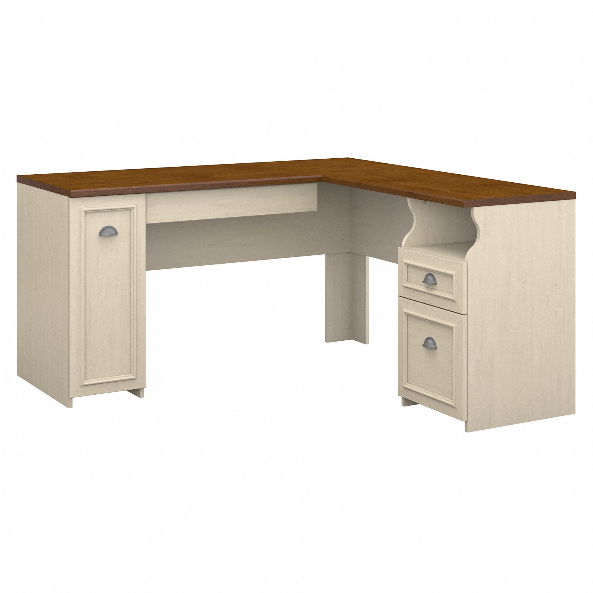 Bush fairview l shaped sale desk