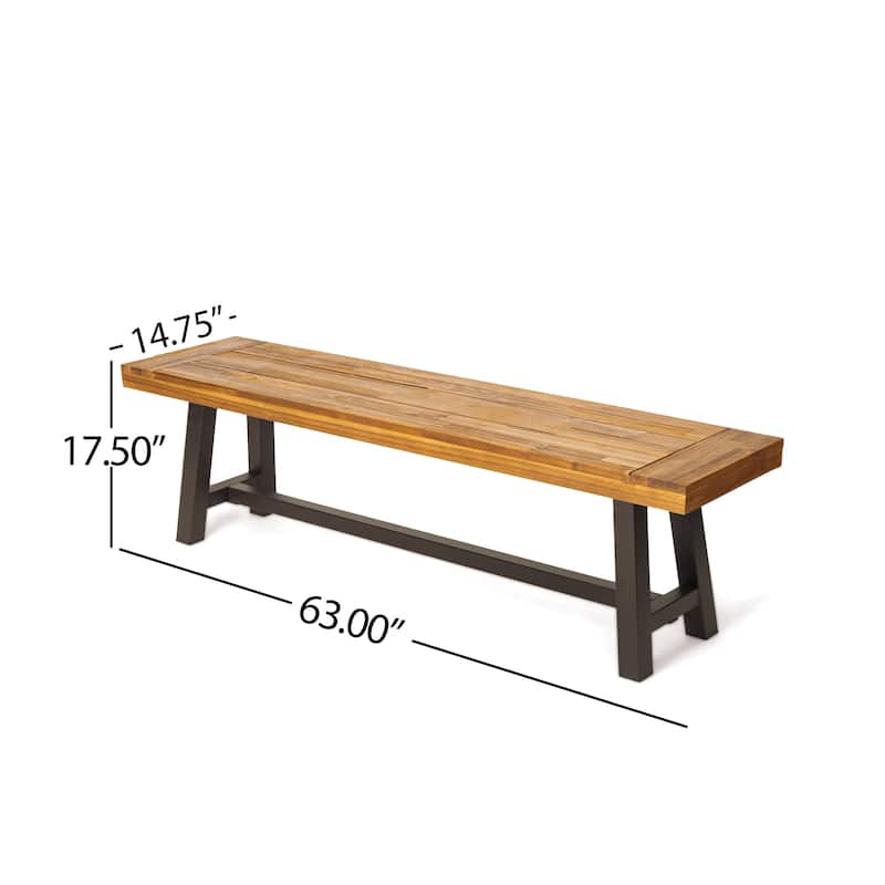 Carlisle Acacia Outdoor 3-piece Dining Set by Christopher Knight Home