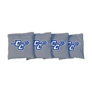 Central Connecticut State University Blue Devils Grey Cornhole Bags