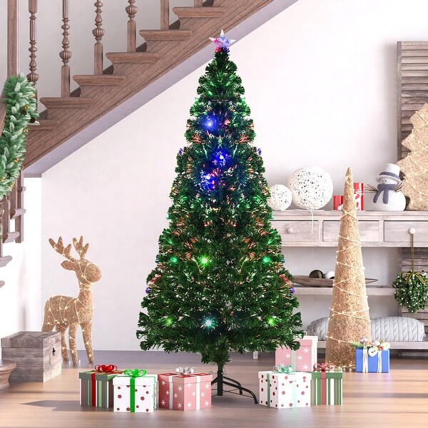Christmas tree with led color changing lights discount